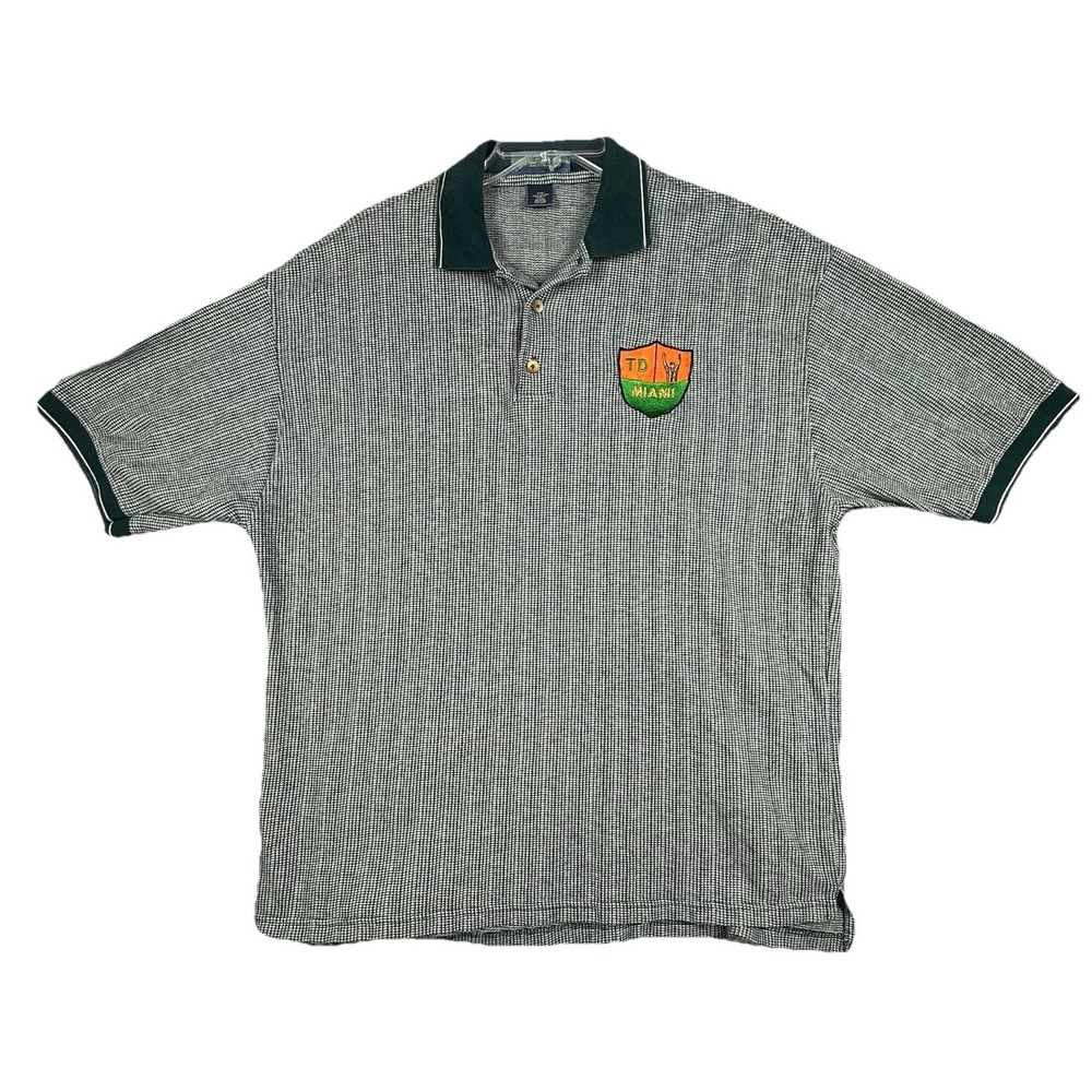 Pine Island Shirtmakers‎ Men's Green  Cotton Casual Polo Shirt 2xl football
